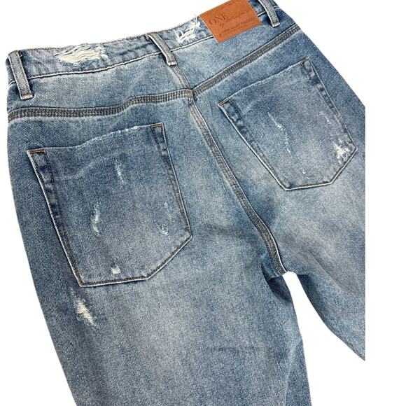 One x One Teaspoon High Waist Freebird Rigid Skinny Leg Jeans Light Wash Size 29 - Picture 7 of 13